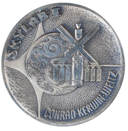 Lot #120 Dave Scottâ??s Skylab 1 Robbins Medal: The Apollo 15 CDRâ??s 