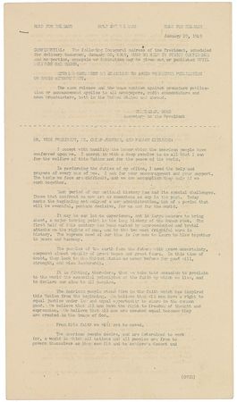 Lot #2037 Harry S. Truman: Truman’s influential ‘Four Point’ inaugural address - Image 2