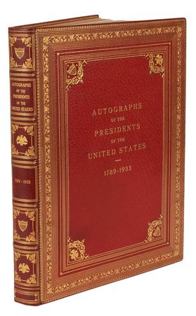 Lot #240 Presidential Collection: Amazing single-volume presidential collection from Washington to FDR, authenticated by noted autograph dealer Thomas F. Madigan - Image 1