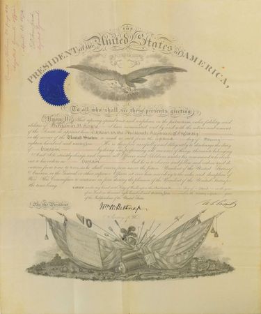 Lot #240 Presidential Collection: Amazing single-volume presidential collection from Washington to FDR, authenticated by noted autograph dealer Thomas F. Madigan - Image 22