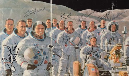 Lot #165 Apollo Astronauts: Signed by 21 Apollo astronauts, including the complete Apollo 11 crew - Image 2