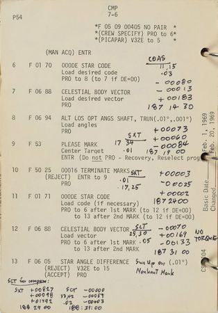 Lot #177 Apollo 9 Flown Command Module Checklist: Checklist flown on Apollo 9, heavily annotated by CMP Scott - Image 5