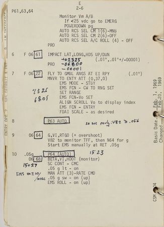 Lot #177 Apollo 9 Flown Command Module Checklist: Checklist flown on Apollo 9, heavily annotated by CMP Scott - Image 7