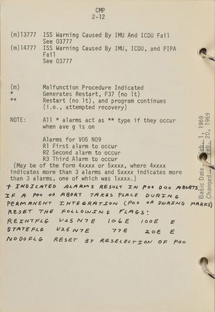 Lot #177 Apollo 9 Flown Command Module Checklist: Checklist flown on Apollo 9, heavily annotated by CMP Scott - Image 15