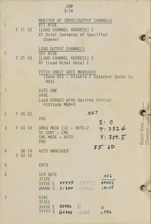 Lot #177 Apollo 9 Flown Command Module Checklist: Checklist flown on Apollo 9, heavily annotated by CMP Scott - Image 17