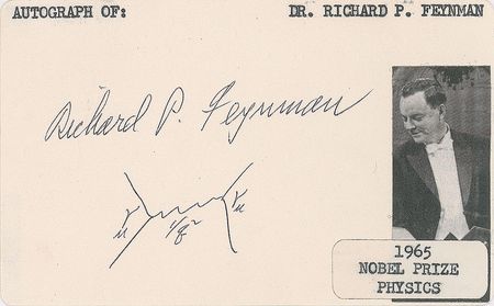 Lot #46 Richard Feynman: An original Feynman