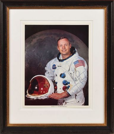 Lot #179 Neil Armstrong Signed Photograph - Image 1