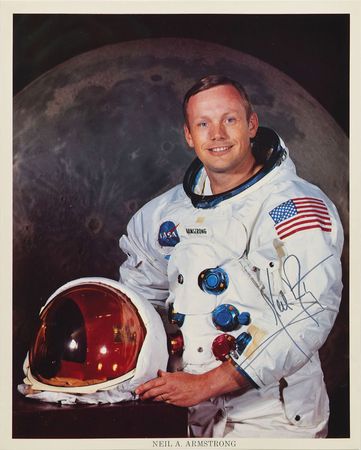 Lot #179 Neil Armstrong Signed Photograph - Image 2