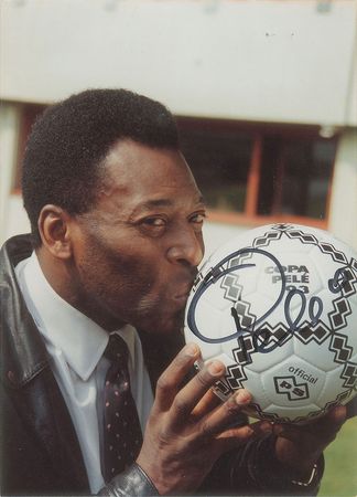 Lot #1018 Soccer: Pele, Eusebio, and Maradona Group Lot - Image 3