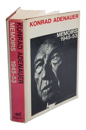 Lot #404 Konrad Adenauer Book - Image 2