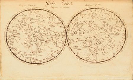 Lot #4 Astronomical Manuscript: Magnificent illustrated astronomical manuscript, portraying theories of the universe by Aristotle, Ptolemy, Copernicus, and Brahe - Image 8