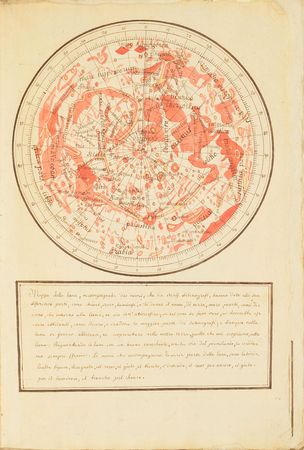 Lot #4 Astronomical Manuscript: Magnificent illustrated astronomical manuscript, portraying theories of the universe by Aristotle, Ptolemy, Copernicus, and Brahe - Image 17