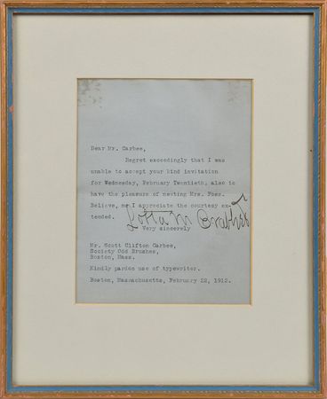 Lot #883 Lotta Crabtree Typed Letter Signed - Image 1