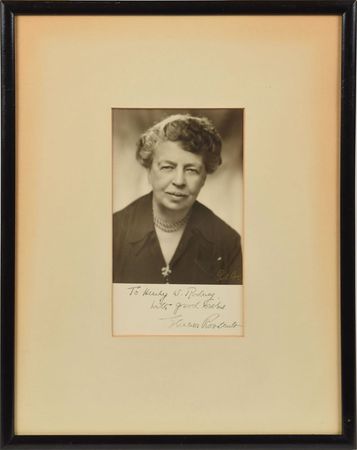 Lot #323 Eleanor Roosevelt Signed Photograph - Image 1