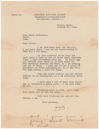Lot #409 Richard E. Byrd Letters - Image 2