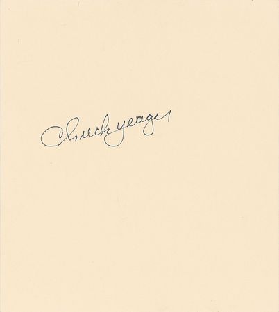 Lot #509 Chuck Yeager - Image 2