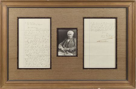 Lot #37 Thomas Edison: Edison searches for a filament in Brazil: 