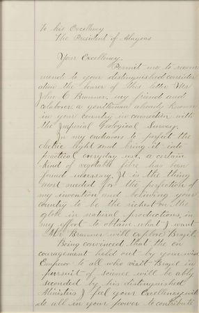 Lot #37 Thomas Edison: Edison searches for a filament in Brazil: 