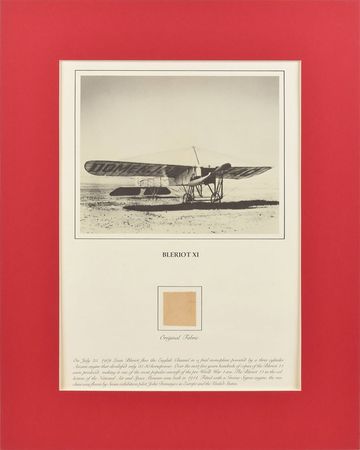 Lot #505 Smithsonian Airplane Relics: Complete collection of Smithsonian fabric relics, including Earhart’s Lockheed Vega and a Wright Vin Fiz - Image 3