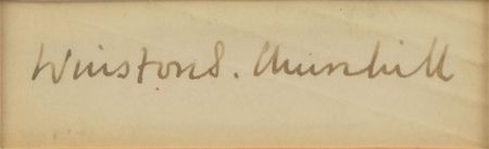 Lot #371 Winston Churchill Signature - Image 2