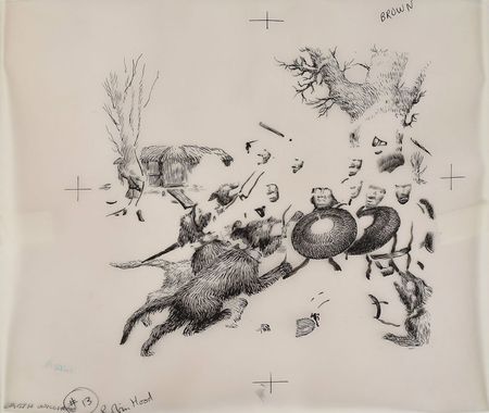 Lot #533 Garth Williams: Williams illustrates the legend of Robin Hood - Image 7