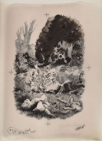 Lot #533 Garth Williams: Williams illustrates the legend of Robin Hood - Image 8