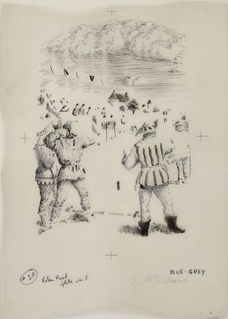 Lot #533 Garth Williams: Williams illustrates the legend of Robin Hood - Image 11