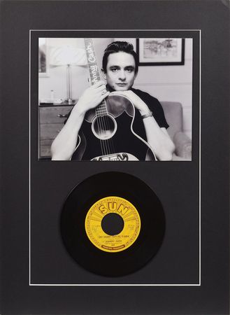 Lot #689 Johnny Cash 45 RPM Record - Image 1