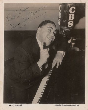 Lot #688 Fats Waller Signed Photograph - Image 1