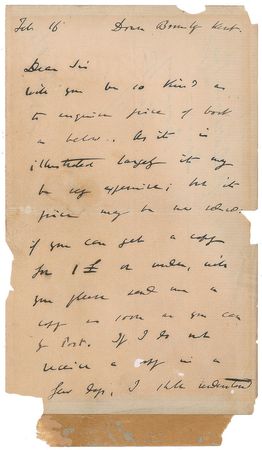 Lot #30 Charles Darwin: Darwin researches fowls with 