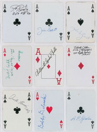 Lot #500 Aces Playing Cards - Image 1