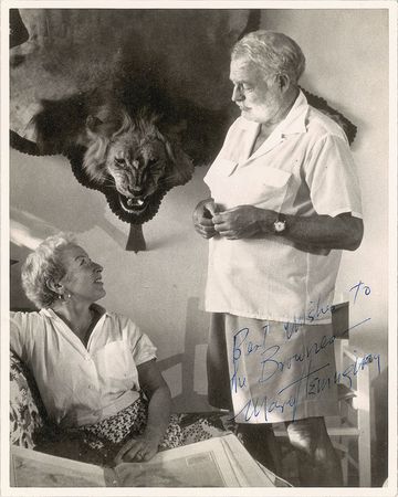 Lot #585 Mary Hemingway: An update on the Hemingways—