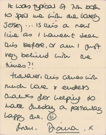 Lot #387 Princess Diana: Diana on turning 30—