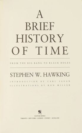 Lot #58 Stephen Hawking Book - Image 1