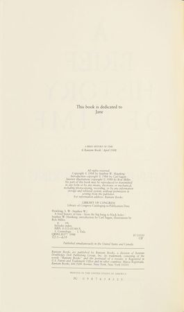 Lot #58 Stephen Hawking Book - Image 2