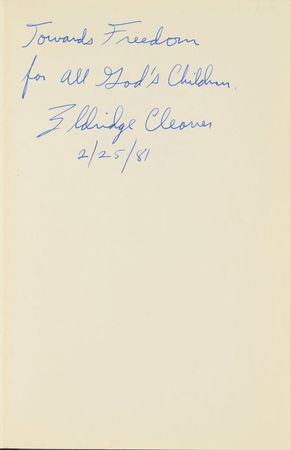 Lot #413 Eldridge Cleaver Book - Image 1