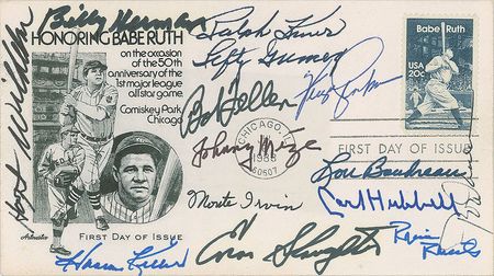 Lot #814  Baseball Hall of Famers - Image 1