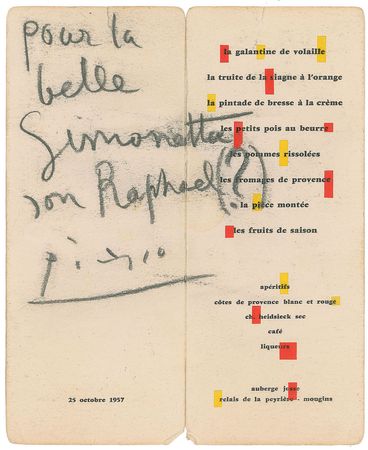 Lot #524 Pablo Picasso: Picasso celebrates his 76th birthday - Image 1