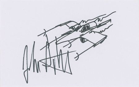 Lot #960 Star Wars: John Dykstra Sketches - Image 2