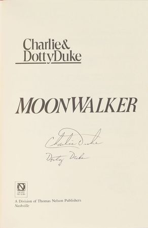Lot #209 Charlie Duke Book - Image 1