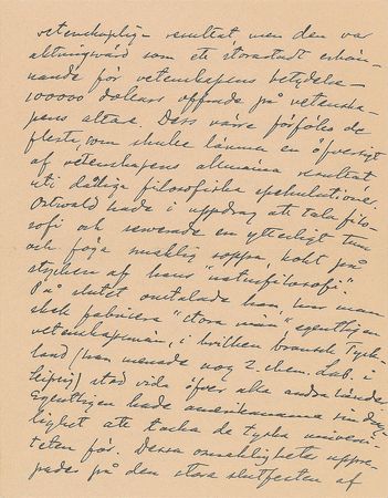 Lot #3 Svante Arrhenius: The Nobel Prize-winning chemist writes to a future laureate - Image 3