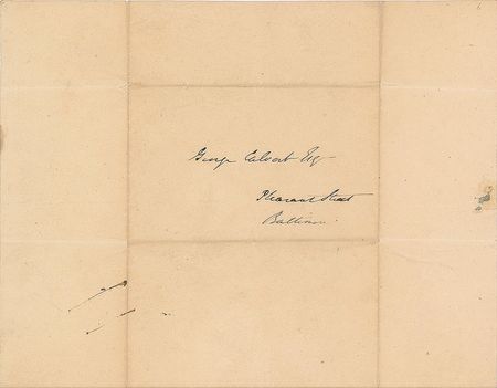 Lot #618 Washington Irving Handwritten Letter Signed - Image 2