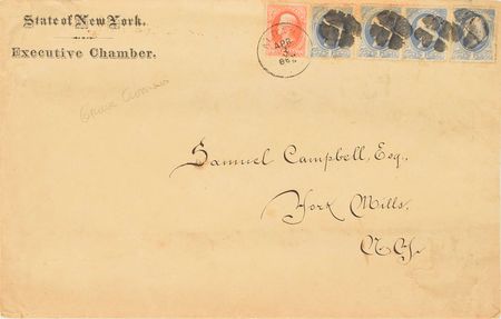 Lot #261 Grover Cleveland: Governor's appointment for 
