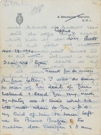 Lot #448  Prince George, Duke of Kent - Image 1