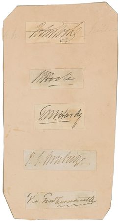 Lot #493 Horatio Nelson Commanders Signatures - Image 2