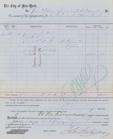 Lot #461 William M. ‘Boss’ Tweed - Image 1