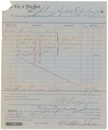 Lot #461 William M. ‘Boss’ Tweed - Image 2