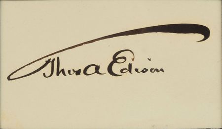 Lot #38 Thomas Edison Signature - Image 2