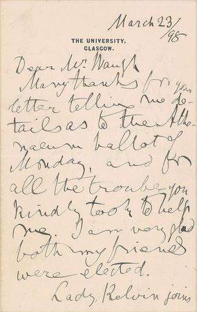 Lot #158 William Thomson, 1st Baron Kelvin Handwritten Letter Signed - Image 1