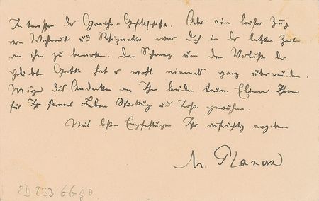 Lot #99 Max Planck Handwritten Letter Signed - Image 2